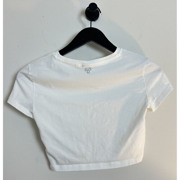 ARITZIA TNA Ortiz Cropped Tee in White Size Small - Picture 4 of 8